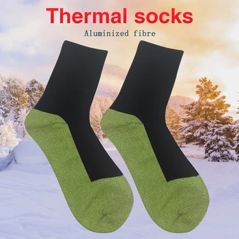  Zimné Vlastné Kúrenie Ponožky Konštantnú Teplotu 35 Stupňov Tepla Unisex Ponožky Tepelnej Ponožky Pre Mužov Vonkajšie Turistika Na Koni Lyžovanie